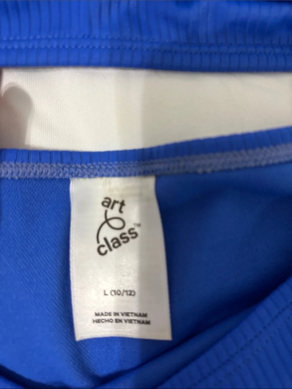 Target Girls Bright Blue Ribbed Two-Piece Swim Bikini